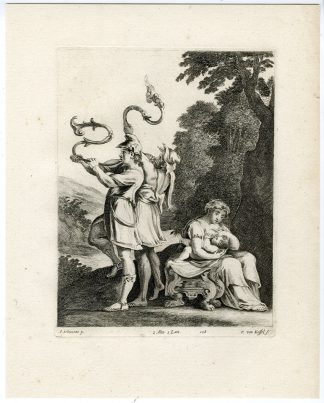 Antique Print-JUPITER-AMALTHEA-PL. 128-van Kessel-Meldolla-Teniers-1673