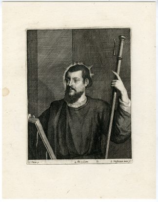 Antique Print-SAINT JAMES THE GREATER-PL. 85-Vorsterman-Titian-Teniers-1673