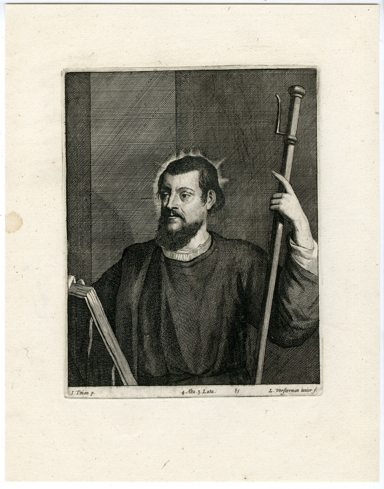 Pco 20411 416x530 Antique Print-SAINT JAMES THE GREATER-PL. 85-Vorsterman-Titian-Teniers-1673