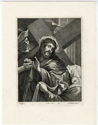 Antique Print-CHRIST-CROSS-SUDARIUM-PL. 144-Vorsterman-Bassano-Teniers-1673