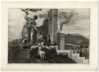 Antique Print-SACRIFICE OF ISAAC-PL. 119-van Lisebetten-Veronese-Teniers-1673