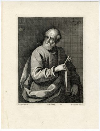 Antique Print-SAINT PETER-PL. 181-Vorsterman-Palma-Teniers-1673