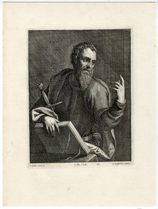 Antique Print-SAINT PAUL-PL. 183-Vorsterman-Palma-Teniers-1673