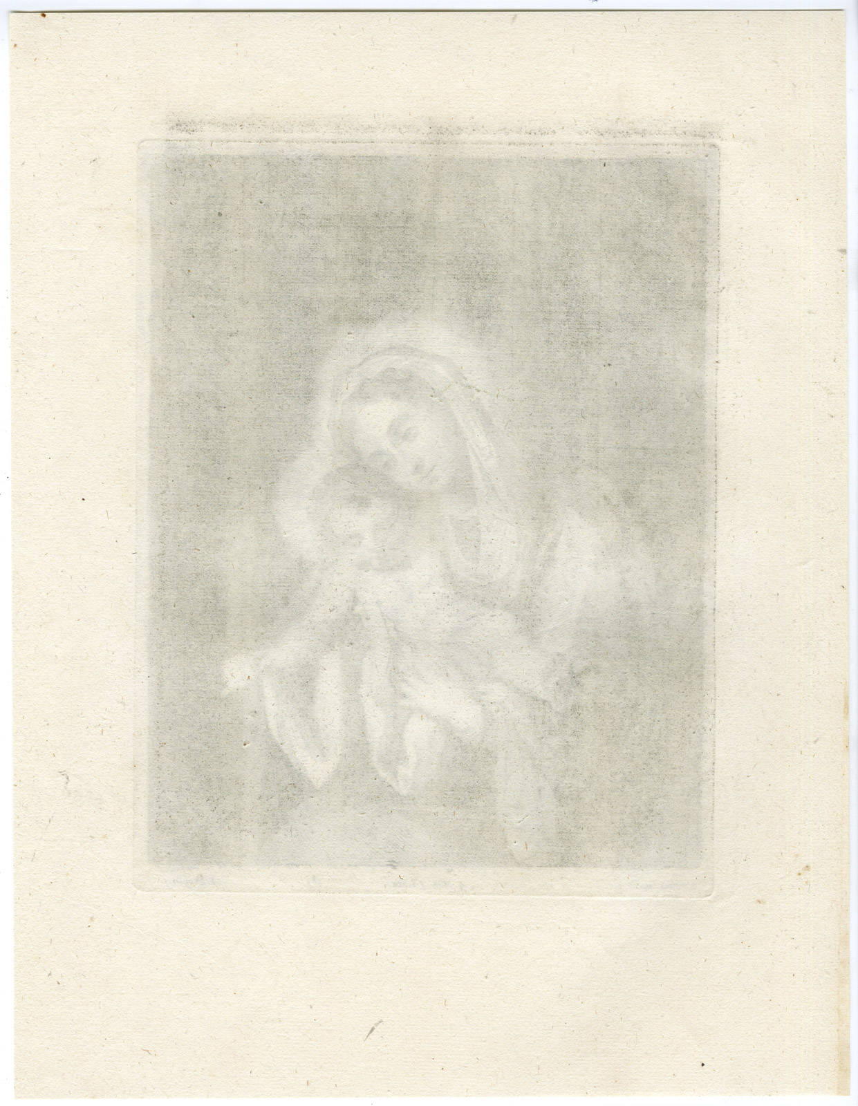 , Antique Print-MADONNA-CHILD-VRGIN MARY-PL. 183-van Troyen-Palma-Teniers-1673, Pictura Antique Prints