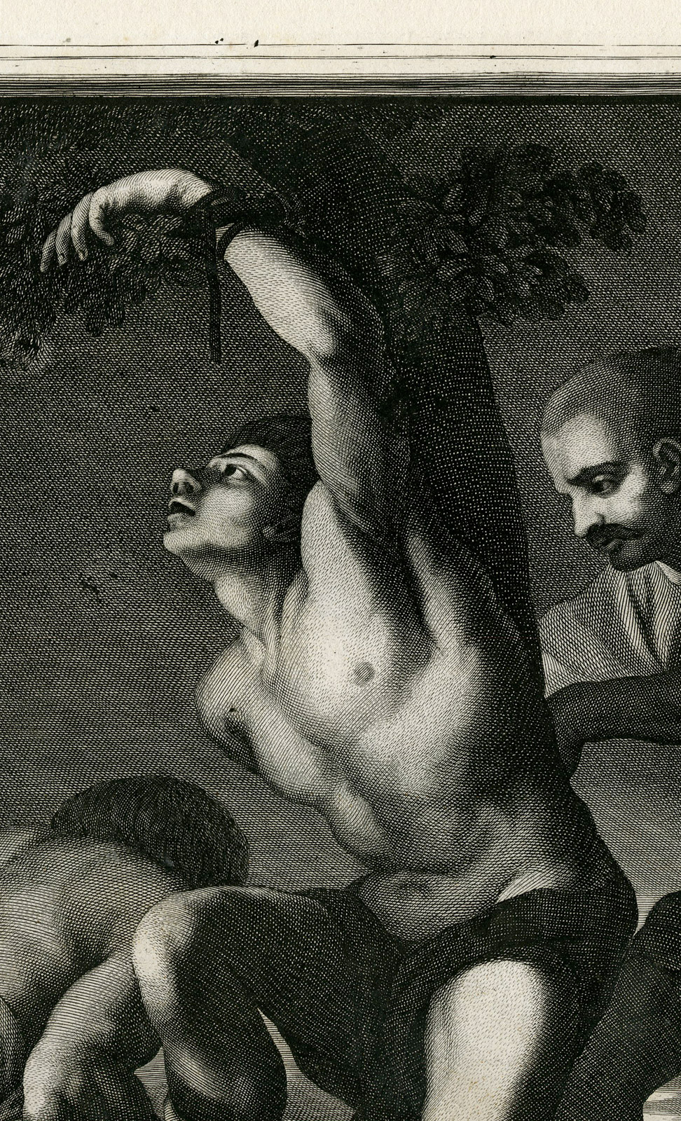 , Antique Master Print-SAINT SEBASTIAN-TORTURE-Coelemans-Valentin-1767, Pictura Antique Prints