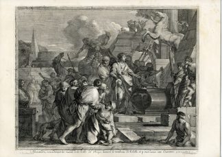 Antique Master Print-ALEXANDER THE GREAT-TROY-ACHILLES-Coelemans-Bourdon-1767