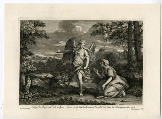 Antique Master Print-ANGEL-LORD-AGAR-RETURN TO MASTER-Coelemans-Loyr-1767