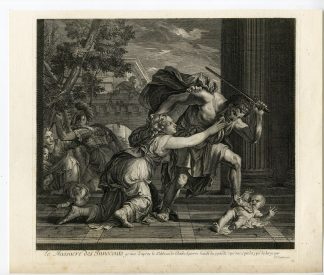 Antique Master Print-MASSACRE OF THE INNOCENTS-CHILDREN-Coelemans-Spierre-1767