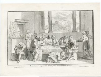Antique Master Print-JESUS-SIMON THE PHARISEE-MAGDALENE-Coelemans-Lafage-1767