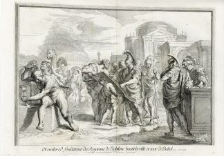 Antique Master Print-NIMROD-FOUNDER BABYLON-TOWER OF BABEL-Coelemans-Lafage-1767