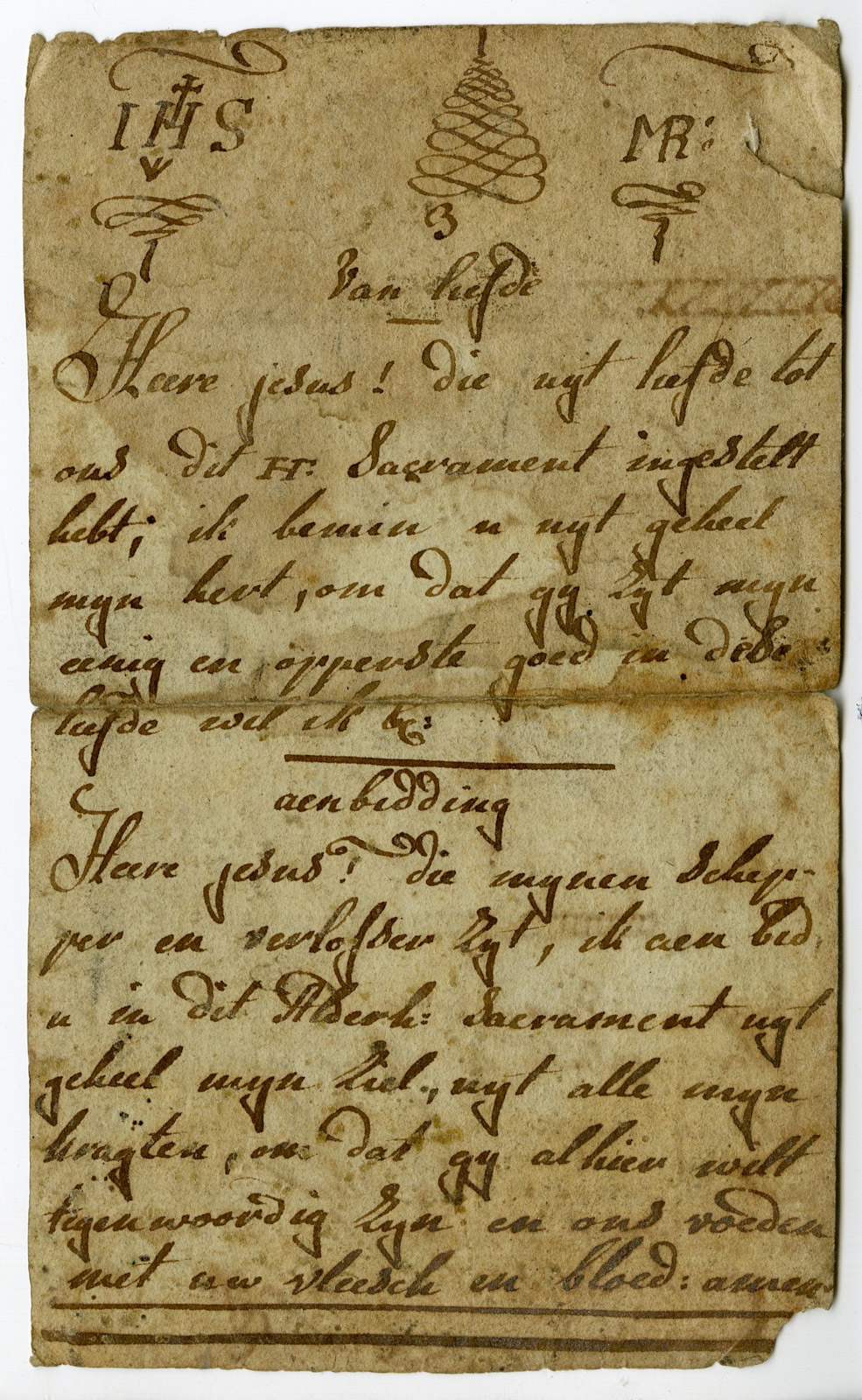 , Rare-Antique Master Print-JESUIT SCRIPT-DUTCH-Anonymous, Pictura Antique Prints