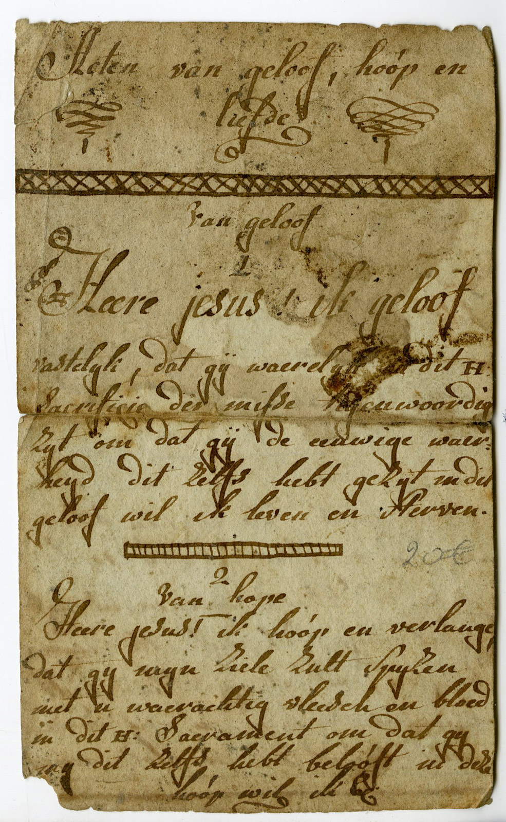 , Rare-Antique Master Print-JESUIT SCRIPT-DUTCH-Anonymous, Pictura Antique Prints