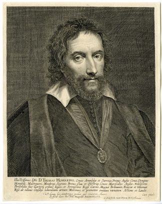 Rare-Antique Master Print-PORTRAIT THOMAS HOWARD-Vorsterman-van Dijck-c.1650