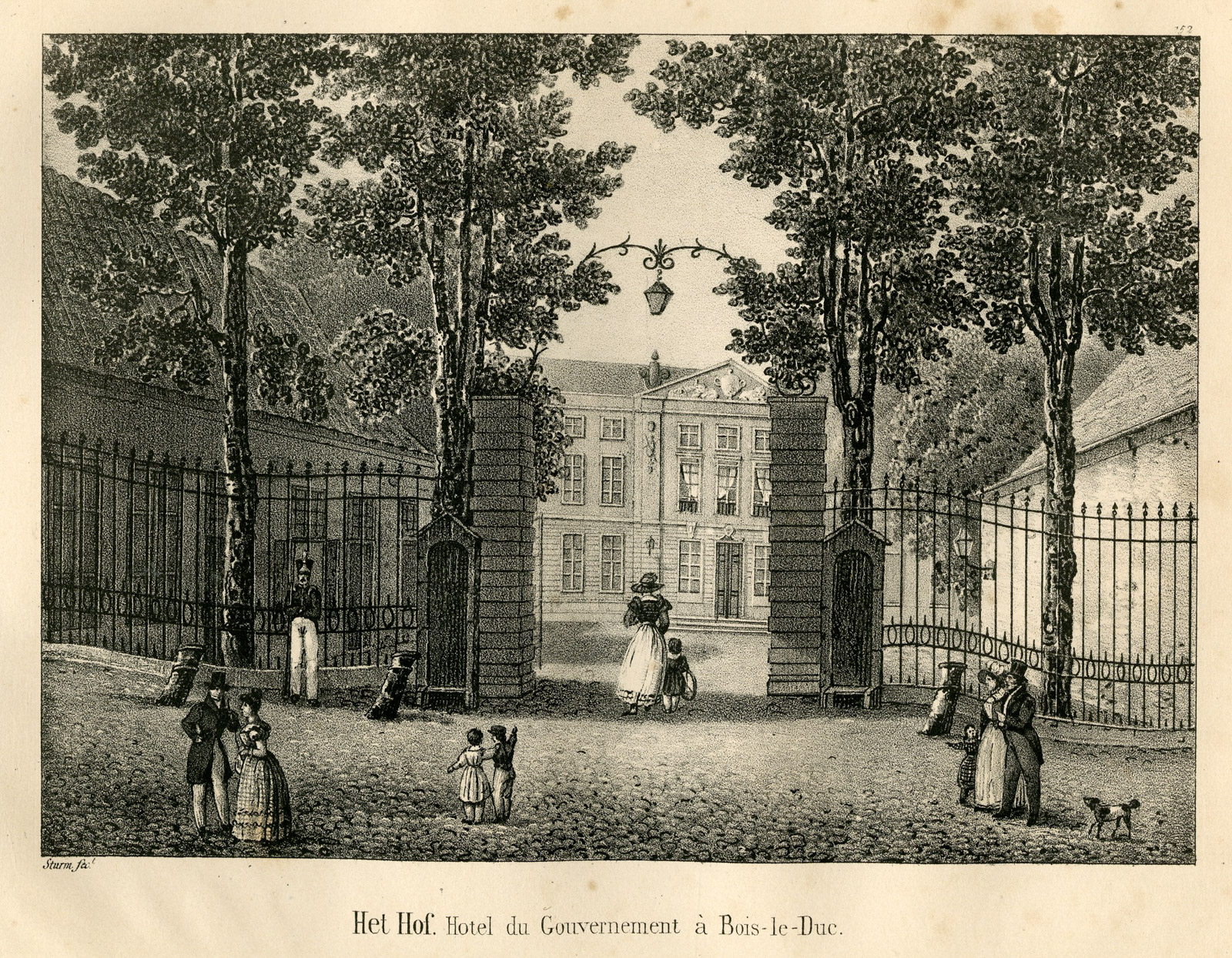 , Antique Print-GOVERNMENT-MUSEUM-S-HERTOGENBOSCH-Sturm-Cloet-1825, Pictura Antique Prints