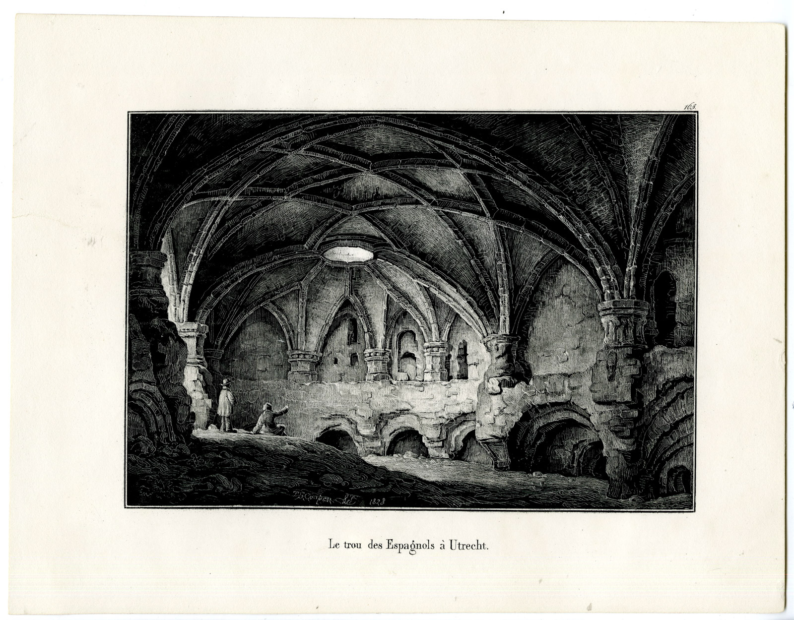 Pco 24606 416x325 Antique Print-UTRECHT-SPANISH HOLE-NETHERLANDS-Cooper-Cloet-1825
