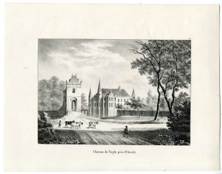 Antique Print-ZUYLEN CASTLE-OUD ZUILEN-UTRECHT-Cloet-1825