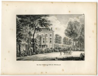 Antique Print-ELLEBREGT-ELLEBRECHT-KRALINGEN-BUITENPLAATS-Cloet-1825