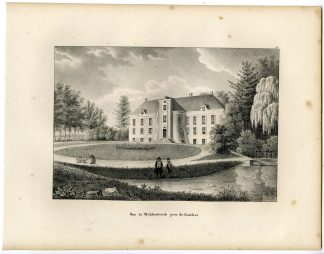 Antique Print-THE WILDENBORCH CASTLE-BRONCKHORST-Cloet-1825