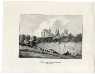 Antique Print-CAESTERT CASTLE-CASTER-MAASTRICHT-LUIK-Cloet-1825