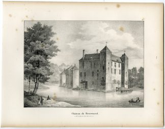 Antique Print-CASTLE-BEVERWEERD.WERKHOVEN-UTRECHT-Cloet-1825