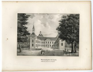 Antique Print-WARMOND CASTLE-LEIDEN-KASTEEL-Cloet-1825