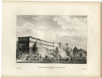 Antique Print-BOTANICAL GARDEN-LEUVEN-LOUVAIN-Cloet-1825