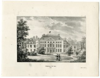 Antique Print-CASTLE-HET LOO-APELDOORN-PALACE-Cloet-1825
