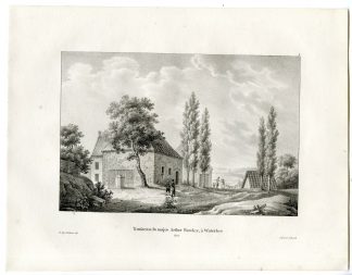 Antique Print-TOMB-MAJOR ARTHUR ROWLEY-WATERLOO-Cloet-1825