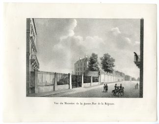 Antique Print-MINISTRY OF WAR-BRUSSELS-BRUXELLES-Cloet-1825