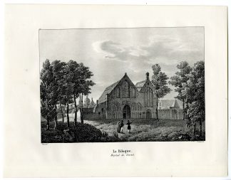Antique Print-LA BILOQUE-HOSPITAL-GAND-GHENT-Cloet-1825