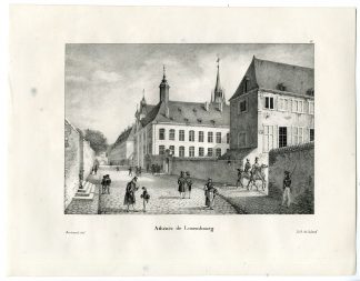 Antique Print-ATHENAEUM-LUXEMBOURG-SCHOOL-Cloet-1825