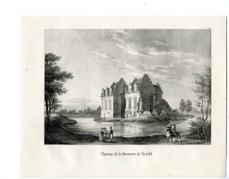 Antique Print-CASTLE-CHATEAU-BARONY NYVELD-DE MEERN-Cloet-1825