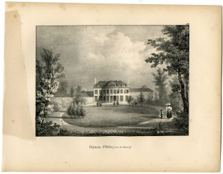 Antique Print-CHATEAU-OSTIN-NAMUR-CASTLE-Cloet-1825