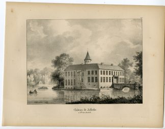 Antique Print-CHATEAU-JABBEKE-VAN LAREBEKE-CASTLE-Cloet-1825