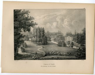 Antique Print-CHATEAU DE VOORT-LIMBURG-ARSCHOT-CASTLE-Cloet-1825