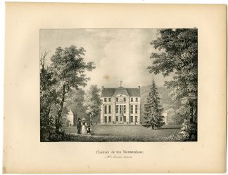 Antique Print-CASTLE-NIEUWENHOVEN-SOENENS-SINT TRUIDEN-Cloet-1825