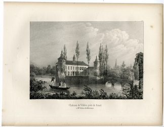 Antique Print-CHATEAU-WELDEN-GENT-BARON DE MEULENAERE-Cloet-1825