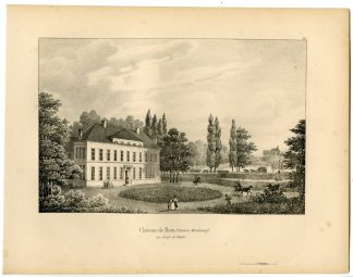 Antique Print-CHATEAU-HAM-BRABANT-SAYVE-CASTLE-Cloet-1825