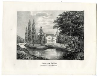 Antique Print-KASTEEL HACKFORT-VORDEN-CASTLE-WESTERHOLT-Cloet-1825