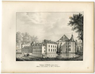 Antique Print-CHATEAU-BONLEZ-CASTLE-KASTEEL-Cloet-1825