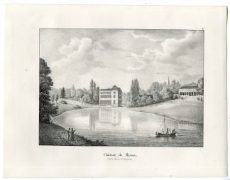 Antique Print-CHATEAU-MEYSSE CASTLE-BARON HOOGVORST-Cloet-1825