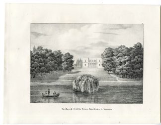 Antique Print-HUNTING PAVILLON-TERVUREN-ORANGE-Cloet-1825