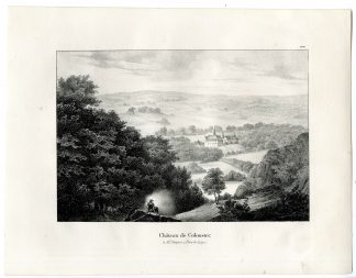 Antique Print-CHATEAU DE COLONSTER-CASTLE-LIEGE-Cloet-1825
