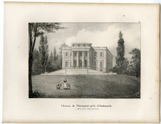 Antique Print-CHATEAU-WANNEGEM LEDE-CASTLE-Cloet-1825