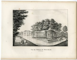 Antique Print-CHATEAU-STERREBEEK-LOKEREN-HENNESY-Cloet-1825