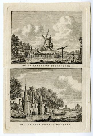 Antique Print-FRANEKER-NOORDERPOORT-DONJUMER-Bendorp-Bulthuis-1792