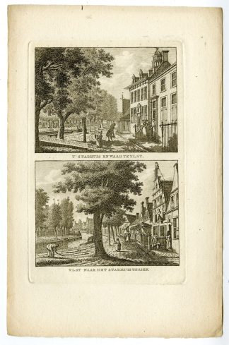 Antique Print-IJLST-FRIESLAND-CITY HALL-VIEW-Bendorp-Bulthuis-1792