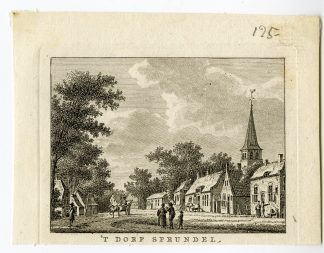 Antique Print-SPRUNDEL-VIEW-BRABANT-Bendorp-Bulthuis-1792