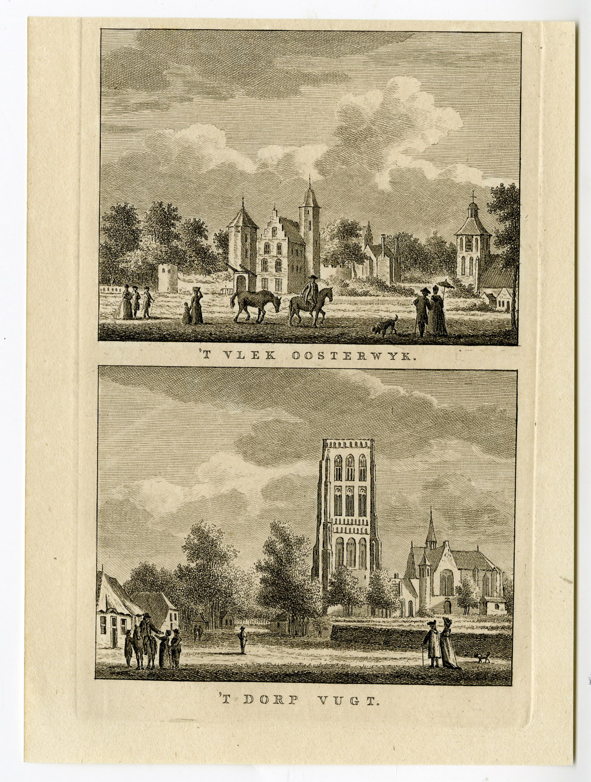 , Antique Print-OISTERWIJK-VUGHT-BRABANT-Bendorp-Bulthuis-1792, Pictura Antique Prints