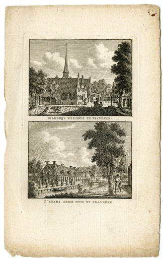 Antique Print-FRANEKER-ORPHANAGE-POORHOUSE-FRIESLAND-Bendorp-Bulthuis-1792